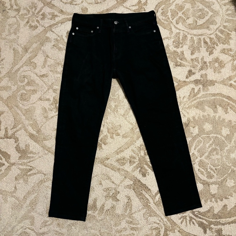 Abercrombie and Fitch black men’s stretch skinny jeans